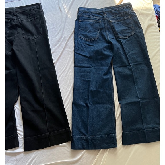 J. Crew Dark Indigo Wide-Leg Jeans - Picture 3 of 6